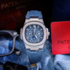 Đồng Hồ Patek Philippe Fake Nhật Nautilus 5740G Perpetual Denim Calendar 40mm (1)