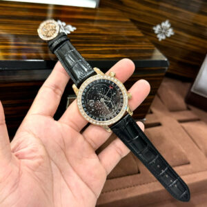 Đồng Hồ Patek Philippe Grand Complications 6102R Nam Đính Đá Rep 11 Sky Moon 44mm (1)