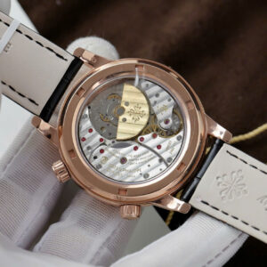 Đồng Hồ Patek Philippe Grand Complications 6104R Bọc Vàng 18K Đính Đá 44mm (7)