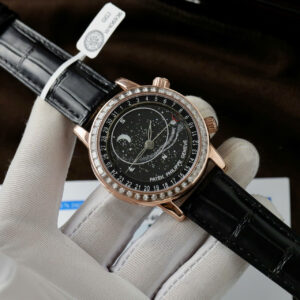 Đồng Hồ Patek Philippe Grand Complications 6104R Bọc Vàng 18K Đính Đá 44mm (7)