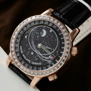 Đồng Hồ Patek Philippe Grand Complications 6104R Bọc Vàng 18K Đính Đá 44mm (7)