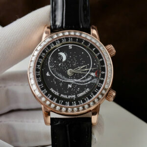 Đồng Hồ Patek Philippe Grand Complications 6104R Bọc Vàng 18K Đính Đá 44mm (7)