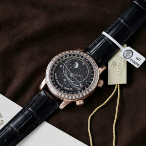 Đồng Hồ Patek Philippe Grand Complications 6104R Bọc Vàng 18K Đính Đá 44mm (7)