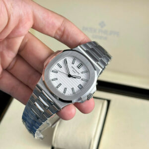Đồng Hồ Patek Philippe Nautilus 5711 Rep 11 Mặt Số Trắng Nhà Máy 3K 40mm (1)