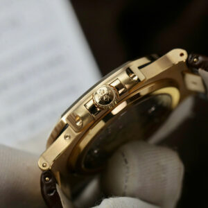 Đồng Hồ Patek Philippe Nautilus 5712 Bọc Vàng Thật Mặt Số Tinh Chỉnh PPF 40mm (6)