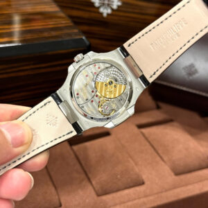 Đồng Hồ Patek Philippe Nautilus 5712 Fake Cao Cấp Mặt Xám Nhà Máy GR 40mm (7)