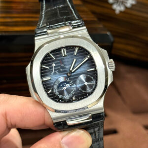 Đồng Hồ Patek Philippe Nautilus 5712 Fake Cao Cấp Mặt Xanh Nhà Máy GR 40mm (2)