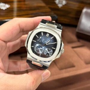 Đồng Hồ Patek Philippe Nautilus 5712 Fake Cao Cấp Mặt Xanh Nhà Máy GR 40mm (2)