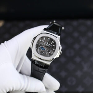 Đồng Hồ Patek Philippe Nautilus 5712 Nam Dây Da Nhà Máy PPF 40mm (1)