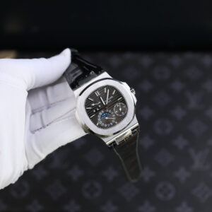 Đồng Hồ Patek Philippe Nautilus 5712 Nam Dây Da Nhà Máy PPF 40mm (1)