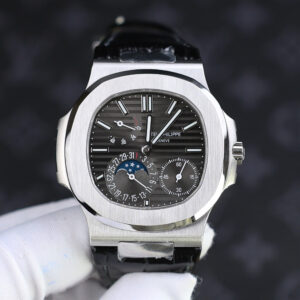 Đồng Hồ Patek Philippe Nautilus 5712 Nam Dây Da Nhà Máy PPF 40mm (1)