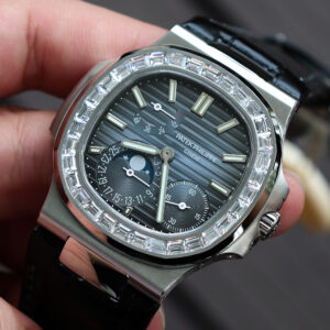 Đồng Hồ Patek Philippe Nautilus 5722 Replica 11 Đính Đá Nhà Máy PPF 40mm (3)