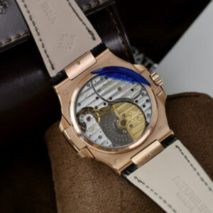 Đồng Hồ Patek Philippe Nautilus 5724R Nam Đính Đá Máy Cơ Replica Xưởng GR 40mm (2)