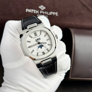 Đồng Hồ Patek Philippe Nautilus 5726 Fake Máy Thuỵ Sỹ Mặt Trắng Xưởng GR (2)