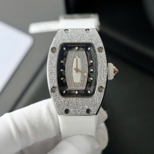Đồng Hồ Richard Mille RM007 Nữ Đính Full Kim Cương Moissanite Màu Trắng 36mm (1)