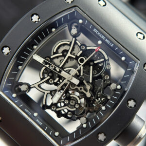 Đồng Hồ Richard Mille RM055 Bubba Watson Gốm Đen Chế Tác Nhà Máy ZF (2)