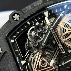Đồng Hồ Richard-Mille RM27-05 Rafael Nadal Carbon Đen Siêu Mỏng 38 Grams 37.25×47 (1)