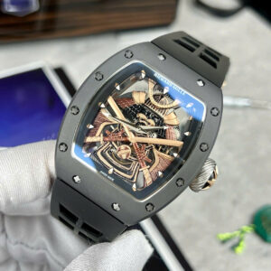 Đồng Hồ Richard Mille RM47 Samurai Fake Cao Cấp Màu Đen 43mm (1)