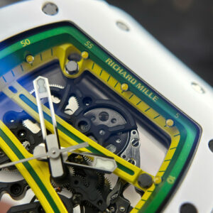 Đồng Hồ Richard Mille RM61-01 Manual Winding Yohan Blake Gốm Trắng Xưởng ZF (13)