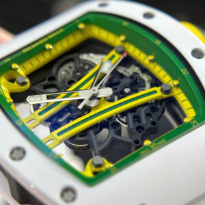 Đồng Hồ Richard Mille RM61-01 Manual Winding Yohan Blake Gốm Trắng Xưởng ZF (13)