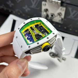 Đồng Hồ Richard Mille RM61-01 Manual Winding Yohan Blake Gốm Trắng Xưởng ZF (13)
