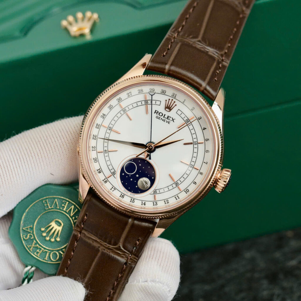 Đồng Hồ Rolex Cellini Moonphase 50535 Replica Cao Cấp Nhất 39mm (1)