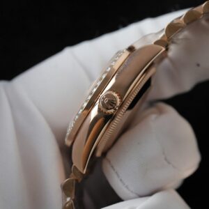 Đồng Hồ Rolex DateJust 118389 Butterfly Bọc Vàng 18K Đính Đá Moissanite 31mm (3)