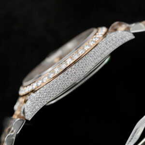 Đồng Hồ Rolex DateJust 126331 Chế Tác Đính Full Đá Moissanite Hong Kong 41mm (1)