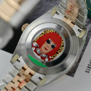 Đồng Hồ Rolex DateJust 126331 Mặt Số Hồng Chải Tia Replica Nhà Máy Clean 41mm (1)