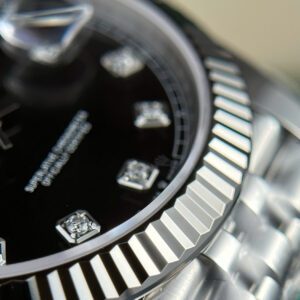 Đồng Hồ Rolex DateJust 126334 Replica Mặt Số Đen Cọc Số Đá Xưởng Clean 41mm (1)