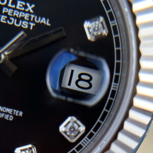 Đồng Hồ Rolex DateJust 126334 Replica Mặt Số Đen Cọc Số Đá Xưởng Clean 41mm (1)