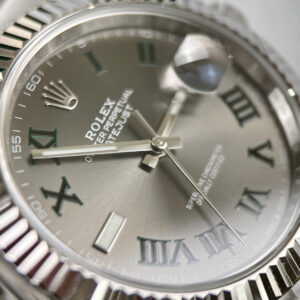 Đồng Hồ Rolex DateJust 126334 Replica Mặt Wimbledon Cọc Số La Mã Nhà Máy Clean 41mm (4)