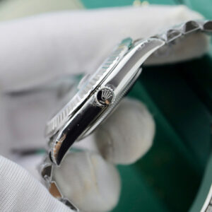 Đồng Hồ Rolex DateJust 126334 Replica Mặt Xanh Lá Cây Gấp Nếp Xưởng VS 41mm (2)
