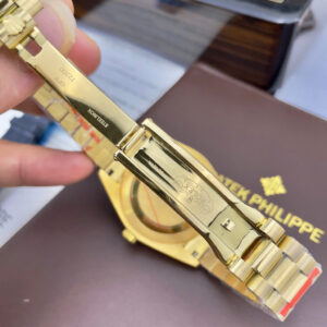 Đồng Hồ Rolex Day-Date Fake Máy Cơ Nhật Giá Rẻ Màu Vàng 40mm (8)