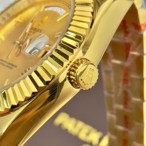 Đồng Hồ Rolex Day-Date Fake Máy Cơ Nhật Giá Rẻ Màu Vàng 40mm (8)