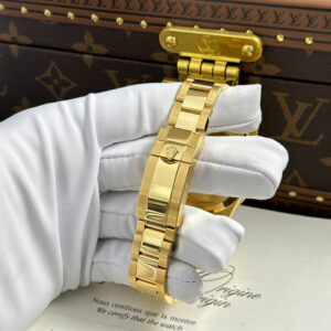 Đồng Hồ Rolex Daytona 116505 Bọc Vàng 18K Mặt Số Xà Cừ Tự Nhiên Đính Moissanite 40mm (9)