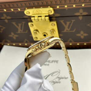 Đồng Hồ Rolex Daytona 116505 Bọc Vàng 18K Mặt Số Xà Cừ Tự Nhiên Đính Moissanite 40mm (9)