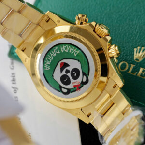 Đồng Hồ Rolex Daytona 116508 Bọc Vàng Thật Mặt Xanh Lá Cây Replica 40mm (2)