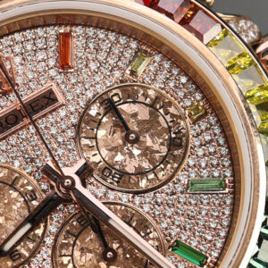 Đồng Hồ Rolex Daytona 116595RBOW Rainbow Fake Thuỵ Sỹ Nhà Máy MS 40mm (12)