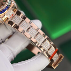 Đồng Hồ Rolex Daytona 116595RBOW Rainbow Fake Thuỵ Sỹ Nhà Máy MS 40mm (12)