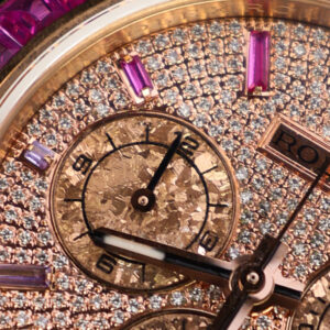 Đồng Hồ Rolex Daytona 116595RBOW Rainbow Fake Thuỵ Sỹ Nhà Máy MS 40mm (12)