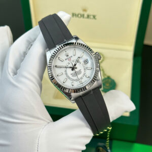 Đồng Hồ Rolex Sky-Dweller 336239 Replica Nặng 192 Grams Nhà Máy ZF 42mm (7)