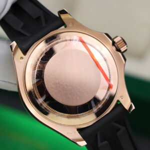 Đồng Hồ Rolex Yacht Master 116655 Bọc Vàng Đính Moissanite Baguette 40mm (13)