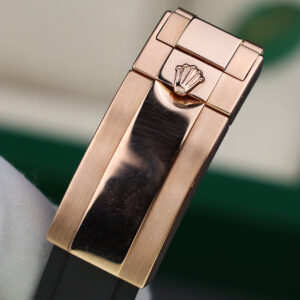 Đồng Hồ Rolex Yacht Master 116655 Bọc Vàng Đính Moissanite Baguette 40mm (13)