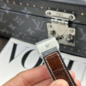 Đồng Hồ Zenith Defy Classic Skeleton Replica 11 Dây Da Màu Nâu Nhà Máy LF 41mm (9)