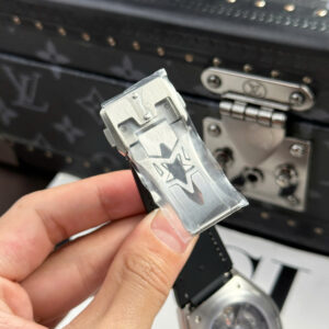 Đồng Hồ Zenith Defy Classic Skeleton Replica 11 Dây Da Màu Nâu Nhà Máy LF 41mm (9)