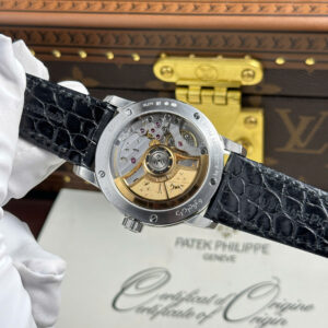 Đồng Hồ Audemars Piguet Code 11.59 15210ST Rep 1 1 Mặt Đen Nhà Máy APS 41mm (12)