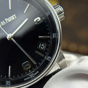 Đồng Hồ Audemars Piguet Code 11.59 15210ST Rep 1 1 Mặt Đen Nhà Máy APS 41mm (12)