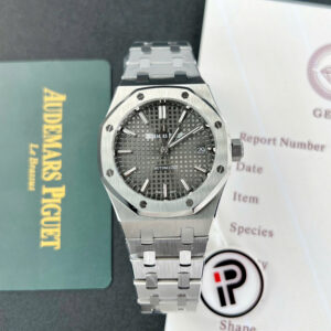 Đồng Hồ Audemars Piguet Royal Oak 15450 Fake Cao Cấp Mặt Xám Xưởng IP 37mm (1)