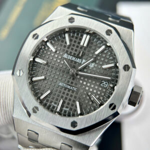 Đồng Hồ Audemars Piguet Royal Oak 15450 Fake Cao Cấp Mặt Xám Xưởng IP 37mm (1)